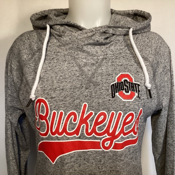 Ohio State Buckeyes Women’s hoodie long sleeve t-shirt Women’s size medium - Picture 2 of 9